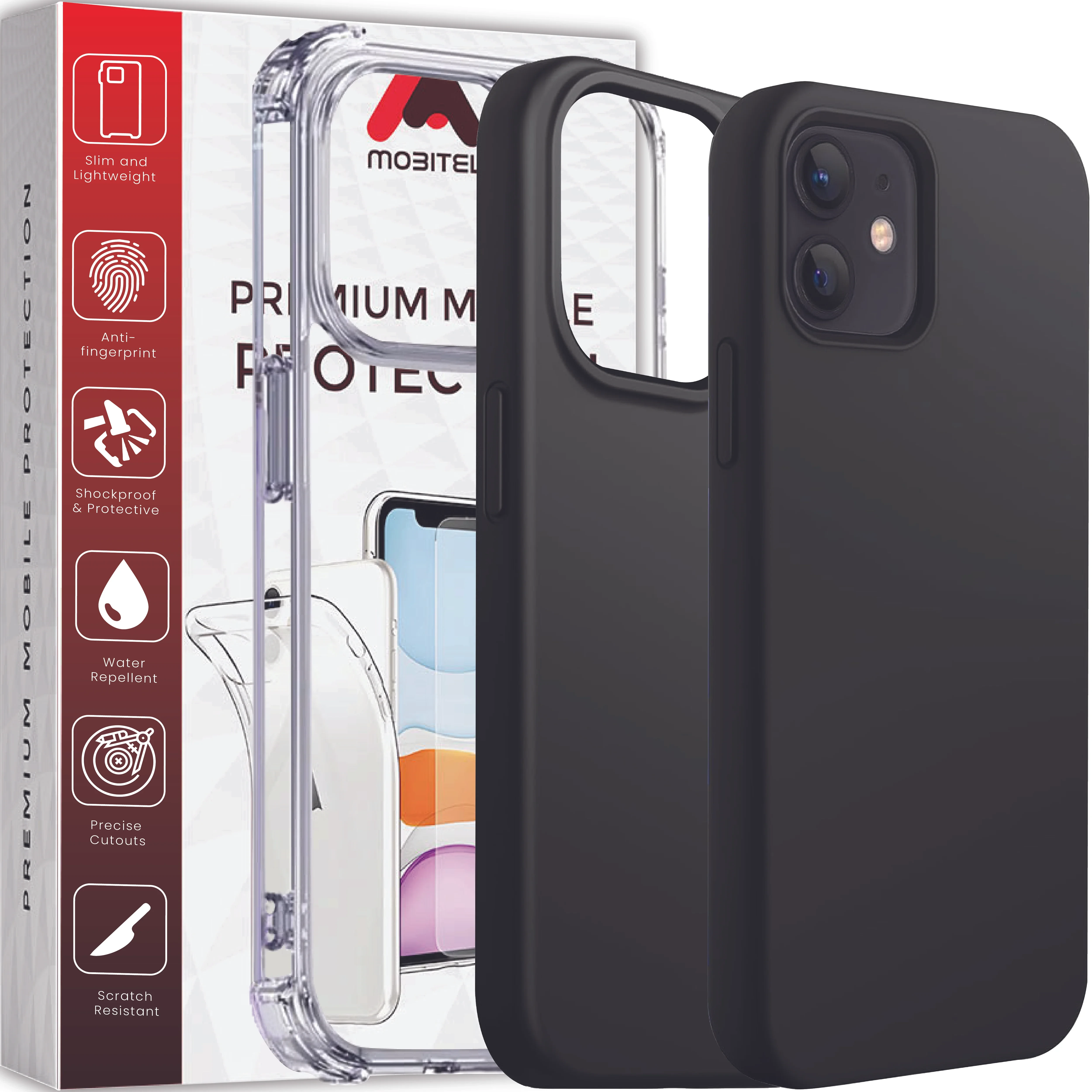 Mobitel Phone Case for iPhone 11 , 6.1-inches , Anti-Scratch | Anti-yellowing